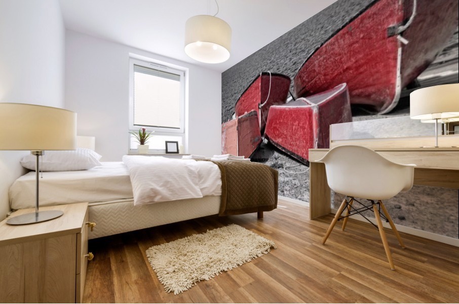 Red Dorries Mural print