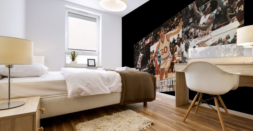 1979 Detroit Titans Basketball Poster Mural print