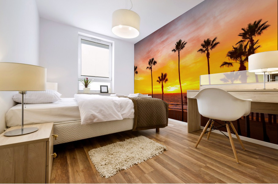 Californian magic - Peter Lik alternative palm trees panorama Mural print