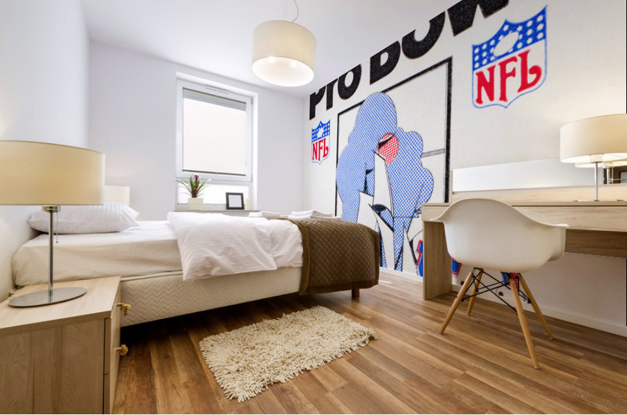 1978 NFL Pro Bowl Ticket Stub Canvas Mural print