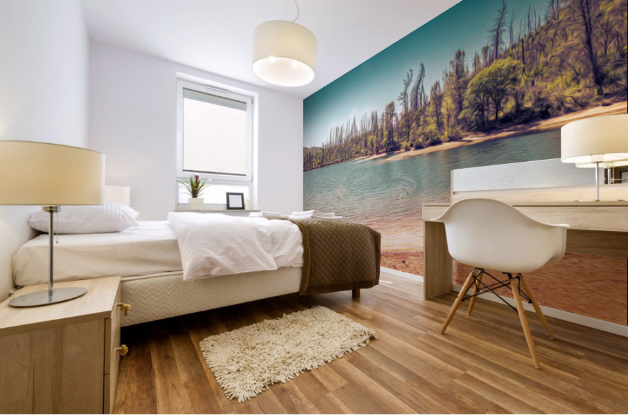 Too Much Whiskey Mural print