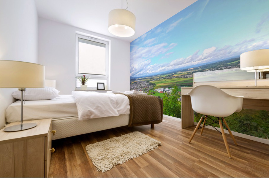 Clear Fall Morning in Stirling United Kingdom Mural print