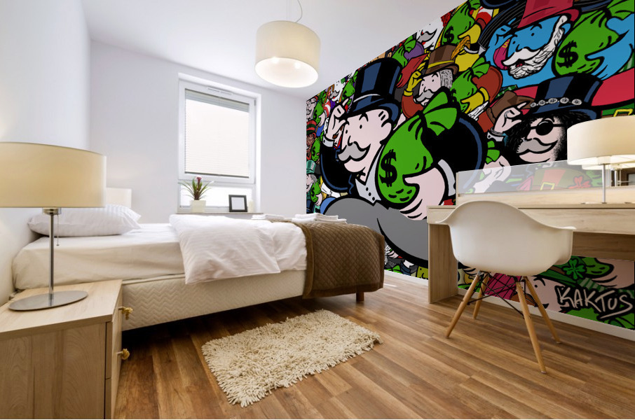 All Mr Monopoly Mural print