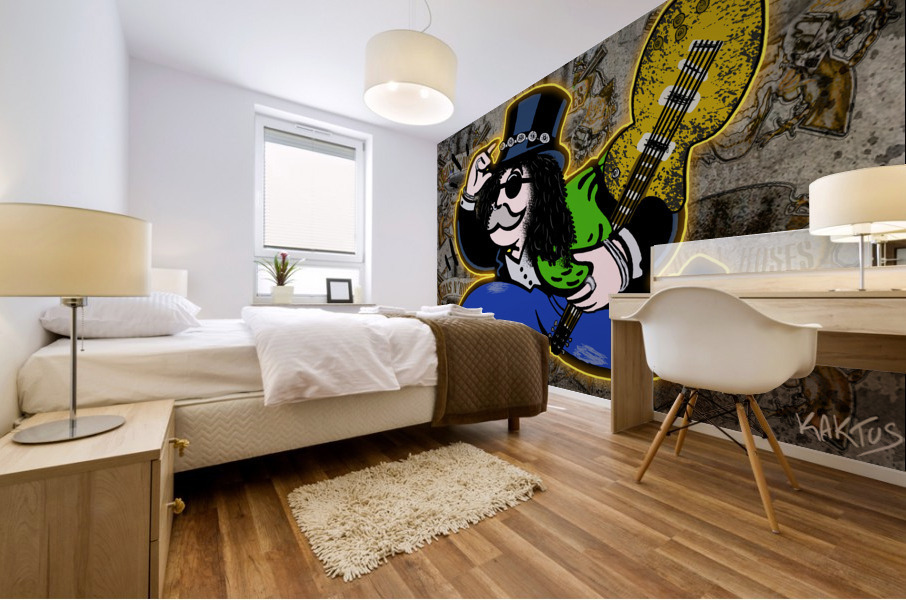 Mr Monopoly Slash Mural print
