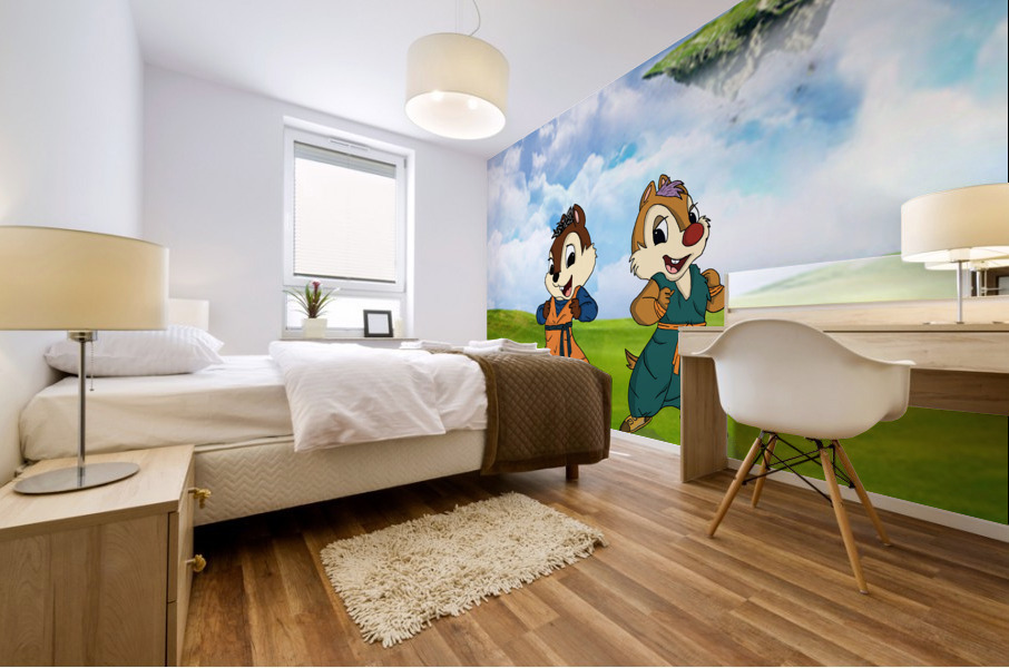 Tik et Tak en Trunks et Goten Mural print