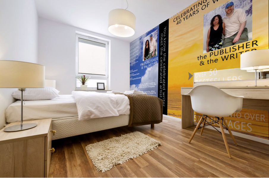 William Robert Stanek - The artist and the writer Mural print