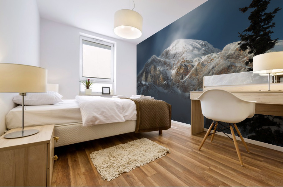 When the heavens open Mural print