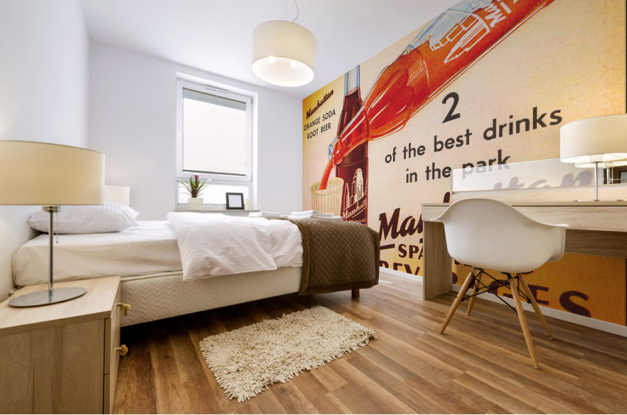 1946 Manhattan Beverage Advertisement Poster Mural print