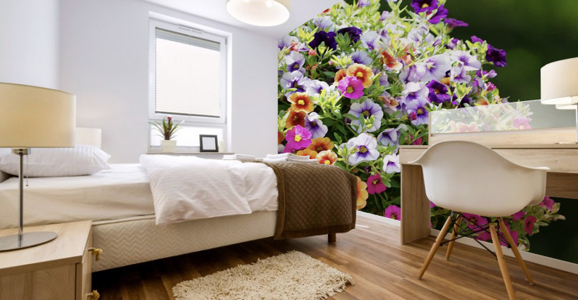 Flower Basket Mural print