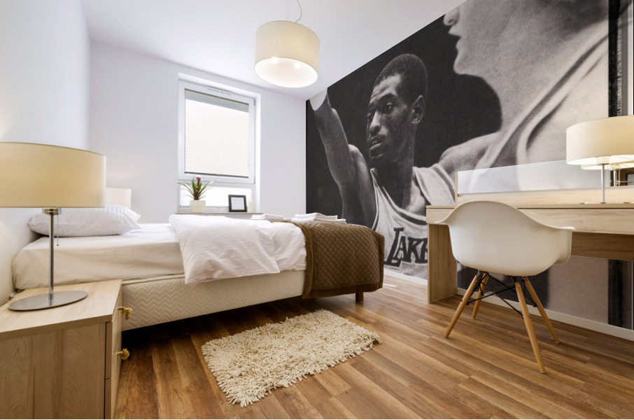Michael Cooper and Larry Bird Film Strip Mural print