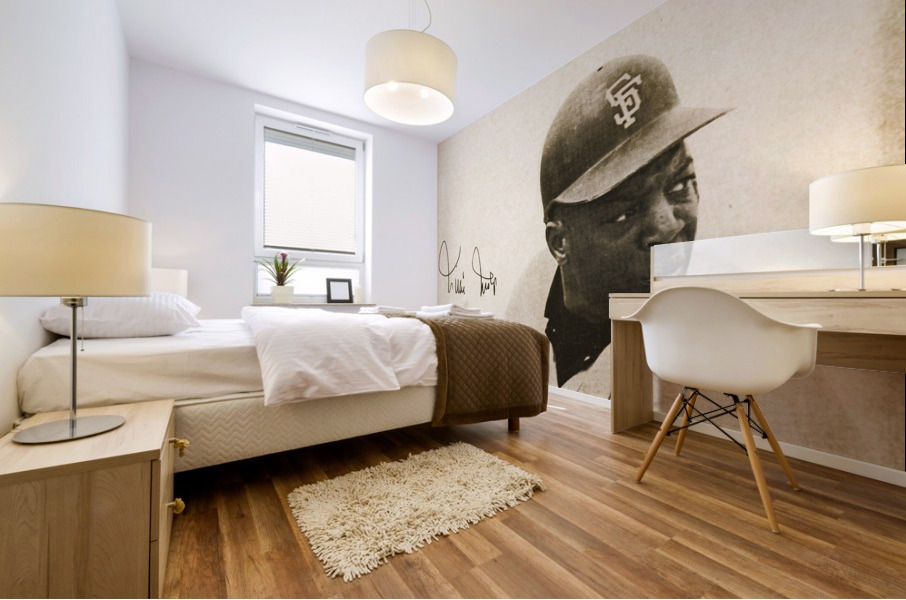 1965 Willie Mays Art Mural print