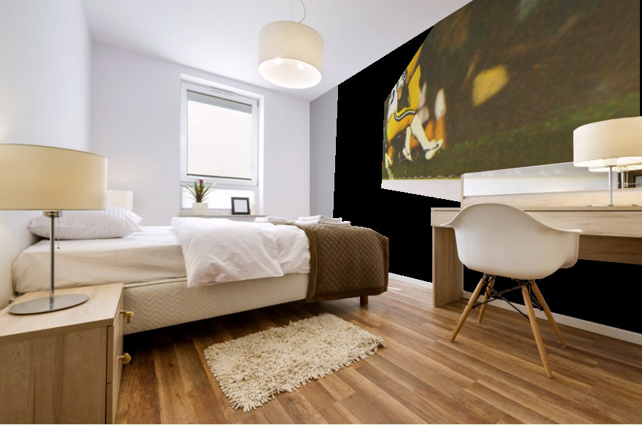 1983 LSU Football Ticket Remix Art Mural print