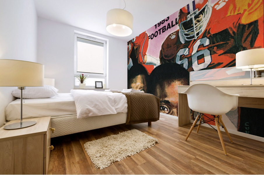 1983 Clemson Tigers Football Poster Mural print
