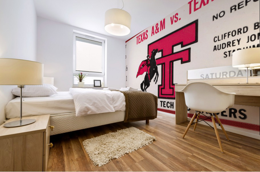 1985 Texas Tech vs. Texas AM Mural print