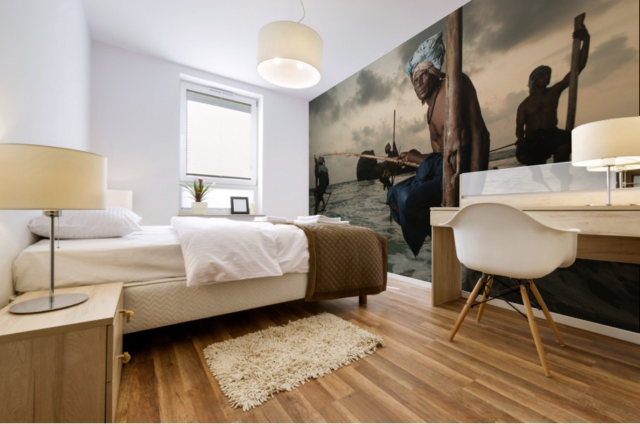 The Stilt Fisherman. Mural print