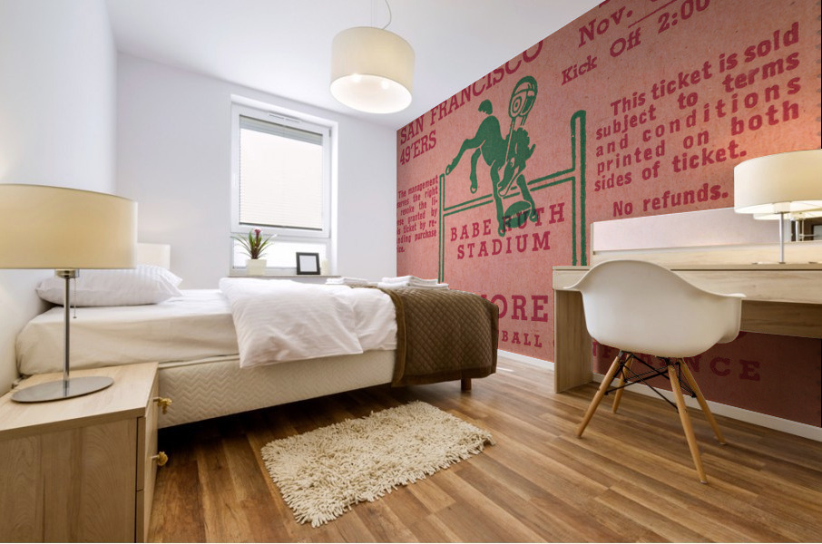 1949 Baltimore Colts vs. San Francisco 49ers Mural print