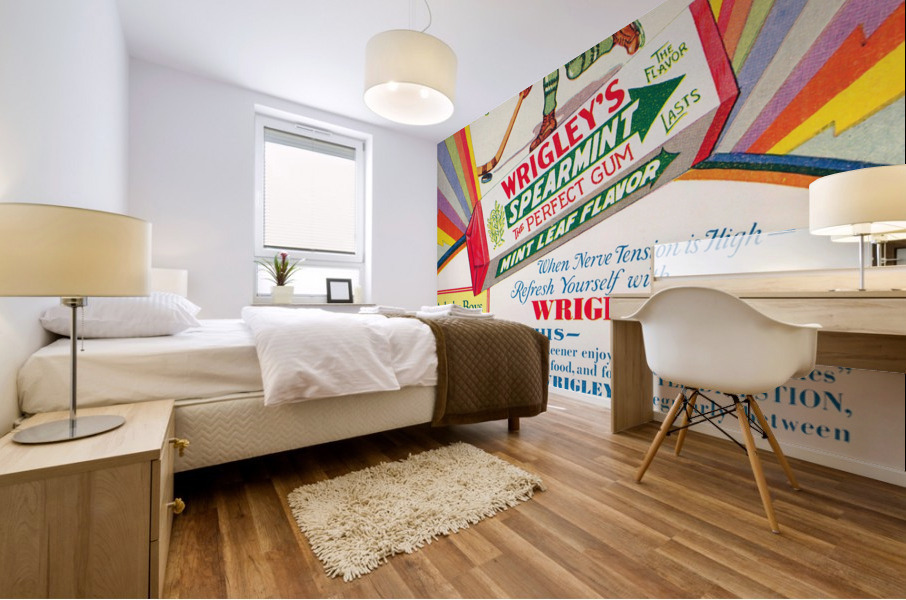 1932 Wrigleys Gum Vintage Advertisement Mural print