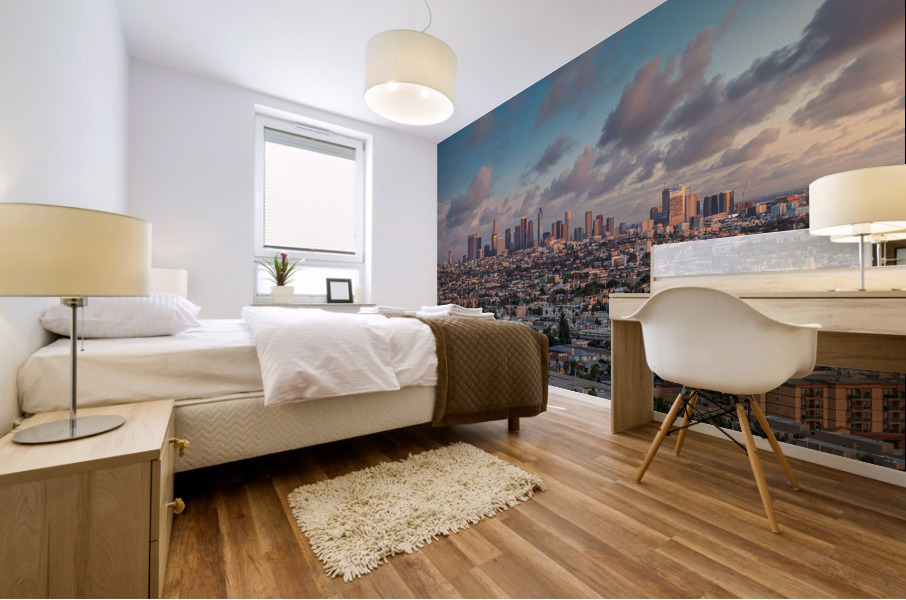 LA Twilight Mural print