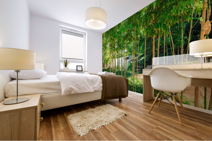 Bamboo Mural print