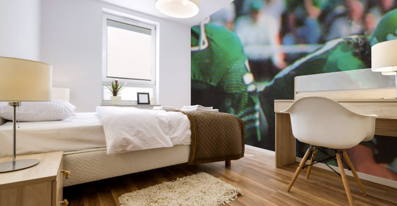 1987 Ohio Bobcats Retro Football Poster Mural print