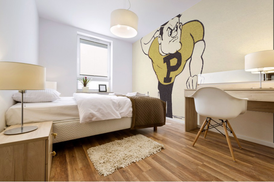 1982 Purdue Pete Football Art | Row 1 Mural print