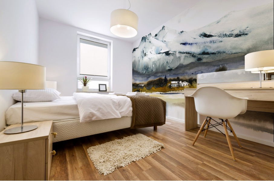 Mountain Lake 1 Mural print