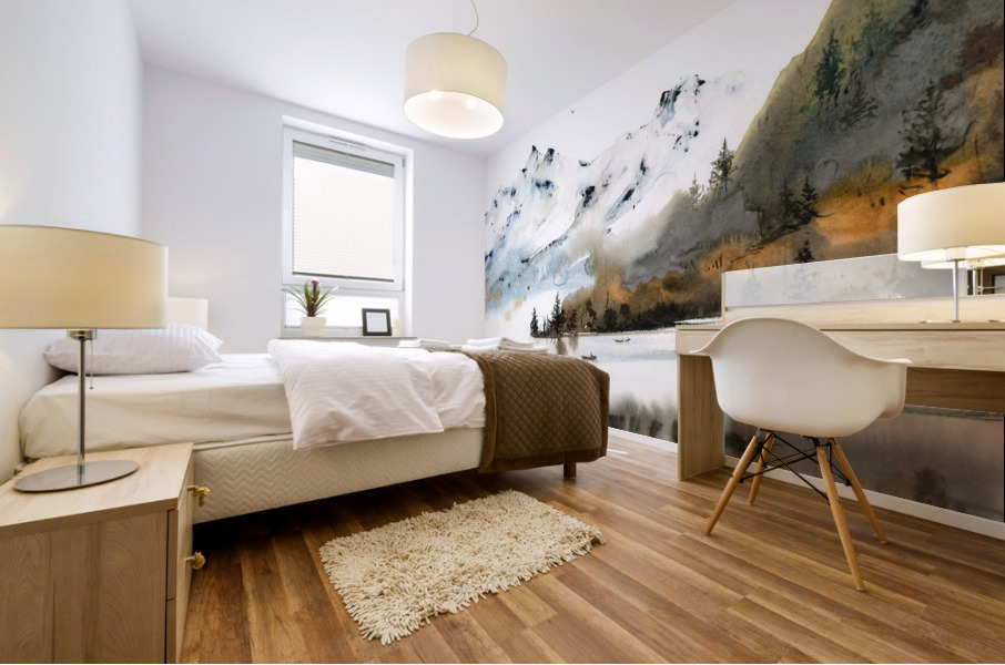 Mountain Lake 2 Mural print
