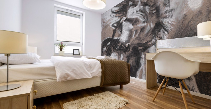 The Stones Mural print