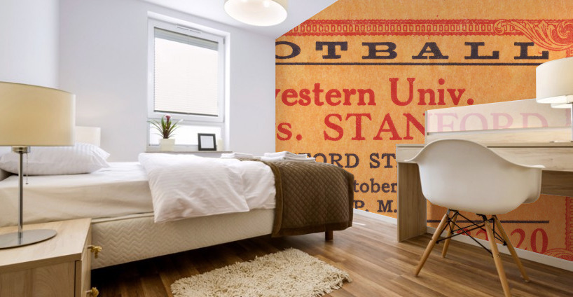 1934 Northwestern vs. Stanford | Row 1 Mural print