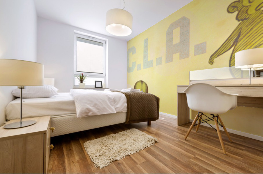 1951 UCLA Football Art | Row 1 Mural print