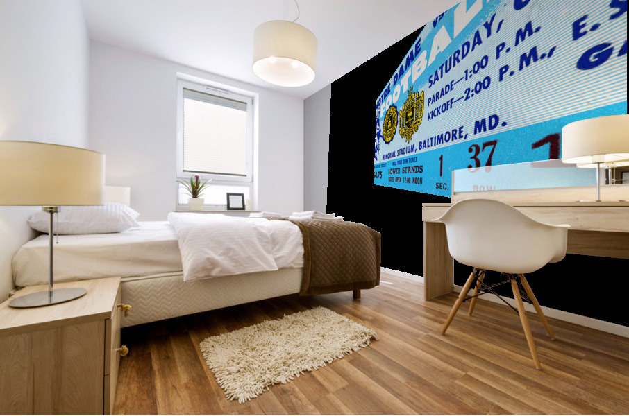 1954 Notre Dame vs. Navy Mural print