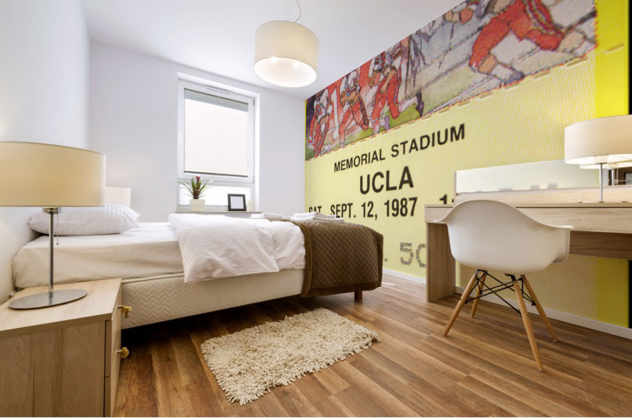 1987 UCLA Bruins vs. Nebraska Cornhuskers Mural print