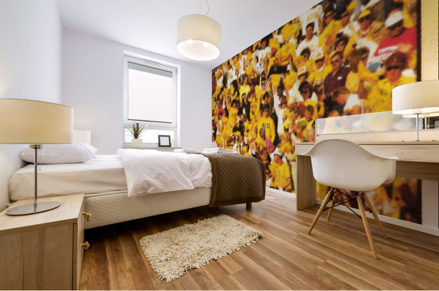 1987 Arizona State Retro Football Art Mural print