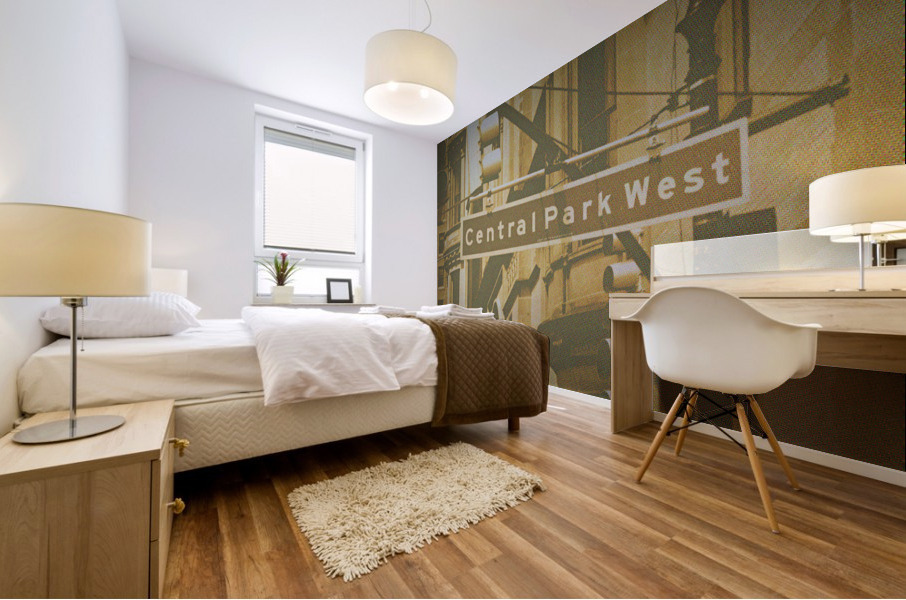 Central Park West Mural print