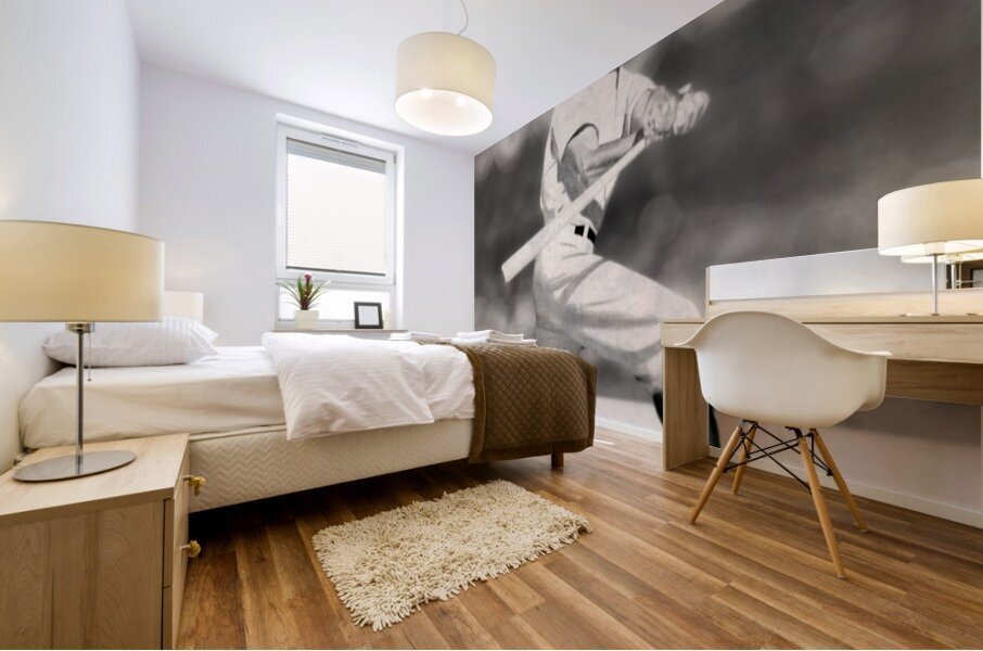 1939 Baseball Art Remix Black Friday Gifts Mural print