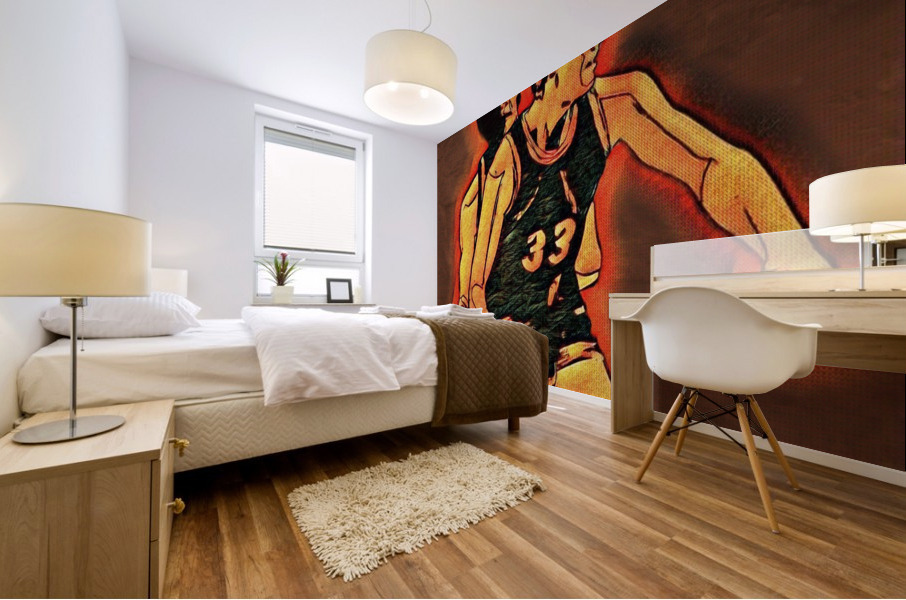 1978 Retro Basketball Art Mural print