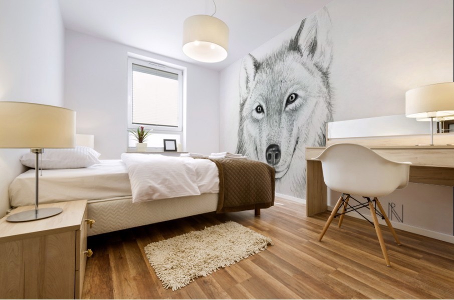 Wolf Mural print