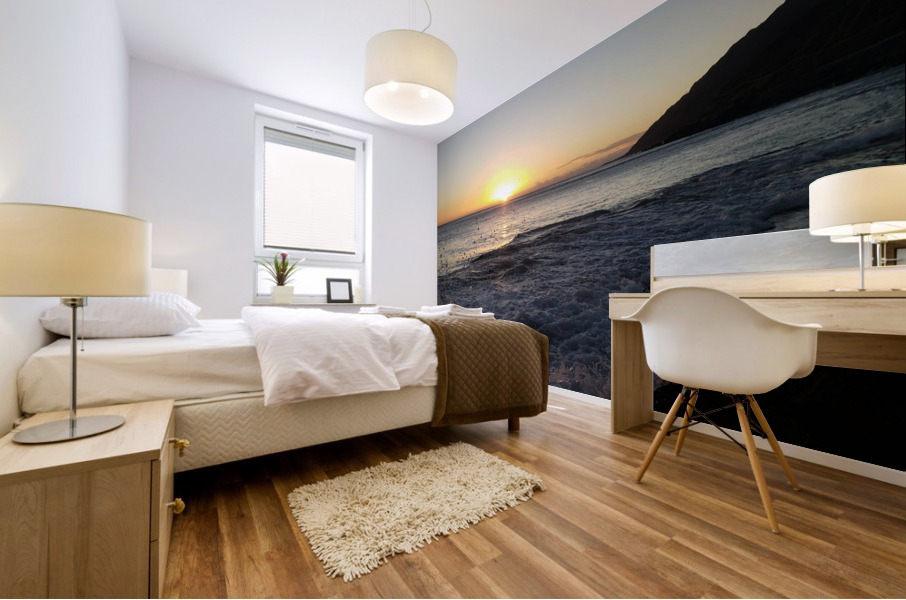 Sunset Splash Mural print