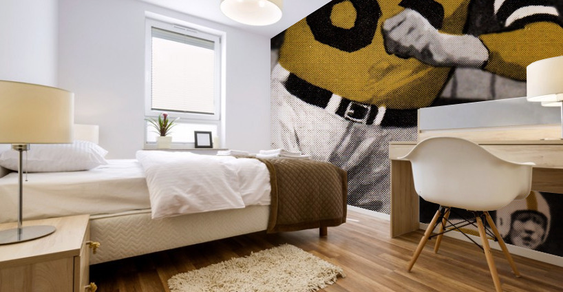 1956 Football Player Art Mural print