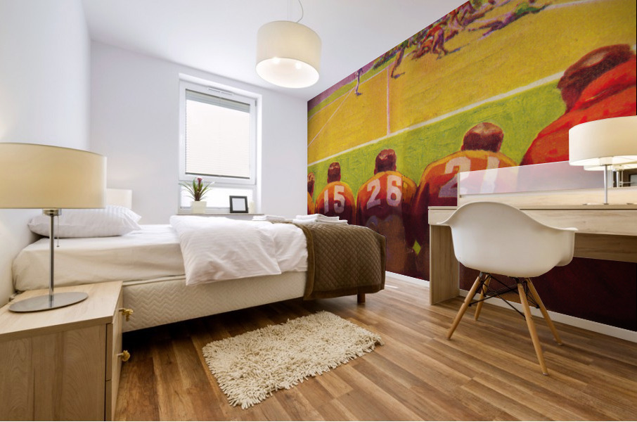 1934 Vintage Football Art  Mural print