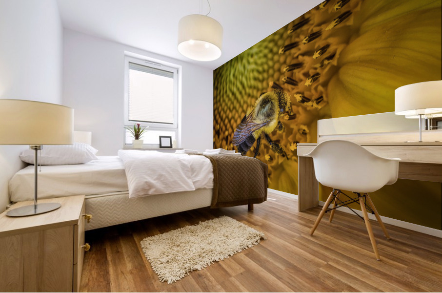 Bumble bee Mural print