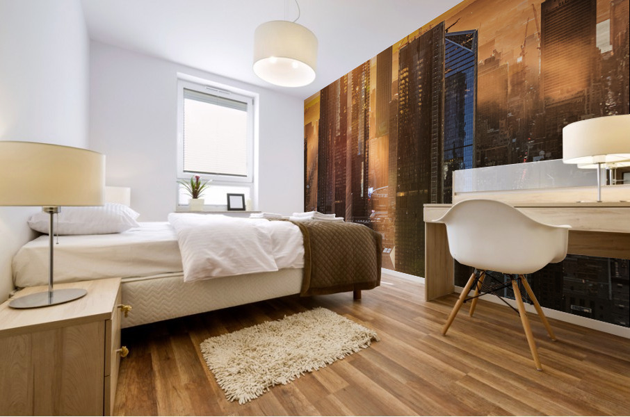 Changing skyline Mural print