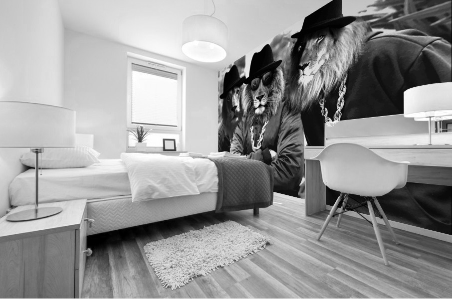 JUST DADDY Lion Gang Mural print