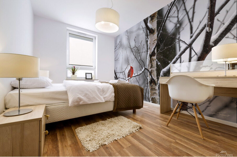 Une tache rouge Mural print
