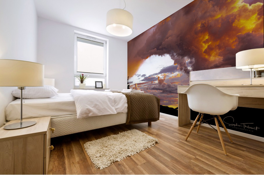 Ciel orageux Mural print