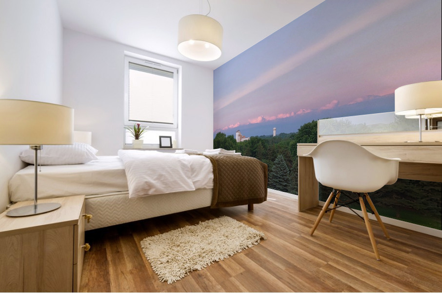 Calm Colorful Evening Mural print