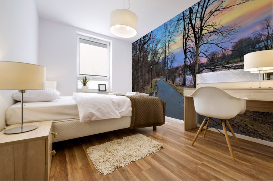 Springside Park Trail - Napanee Mural print