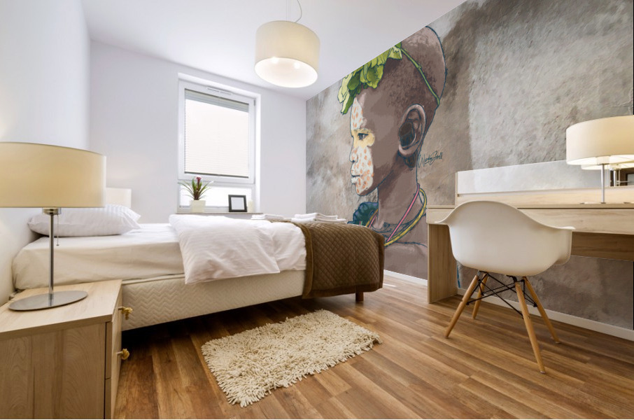Young Suri King Mural print