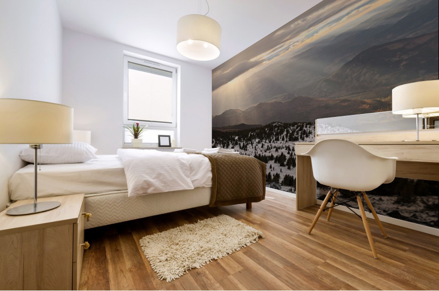 North Thompson Sunset Mural print