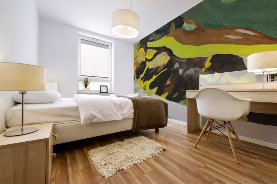 Forest Rain  Mural print